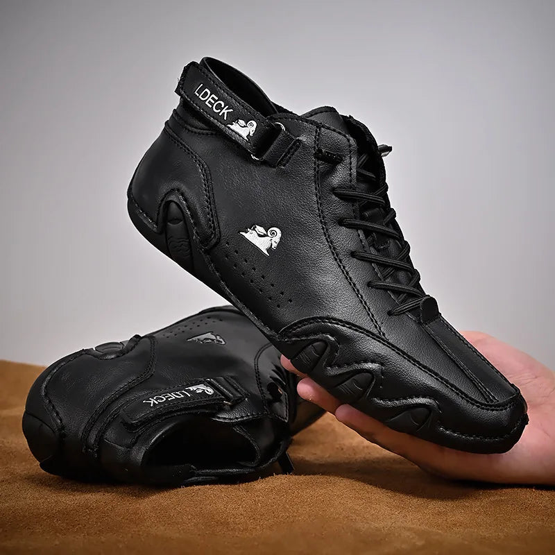 Men Casual Sneakers 2023 New In Ankle Boots Lace Up Males Shoes Fashion High Quality Loafers Men Luxury Casual Shoes Mocasines