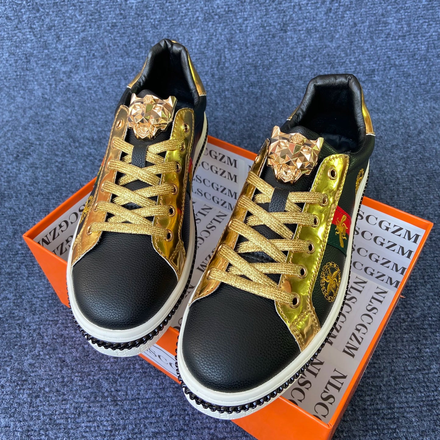 original shoes brand premium shoes for man high quality casual shoes for man casual sneakers for man trainers luxury black white