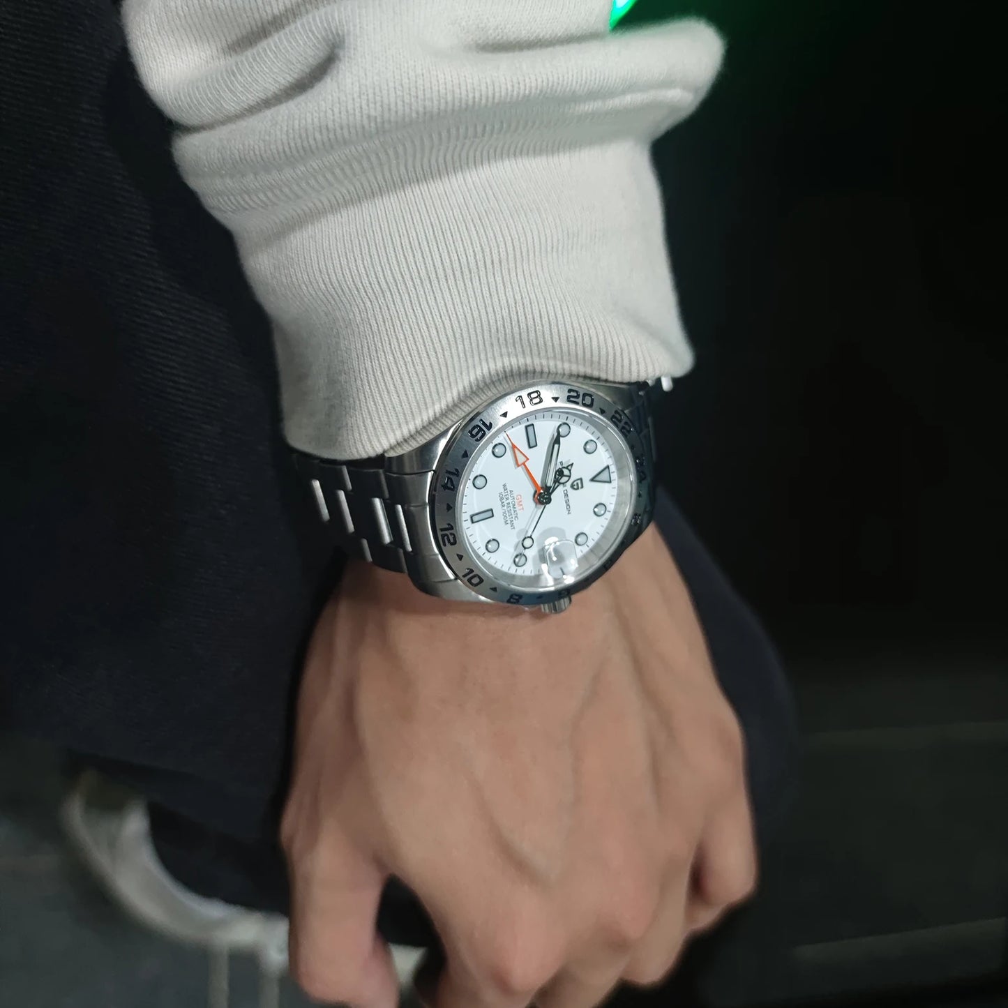 2025 PAGANI DESIGN DG5833 GMT Automatic Mechanical Watches Men Sports Diving Swim Stainless Steel 100mm Waterproof Reloj Hombre