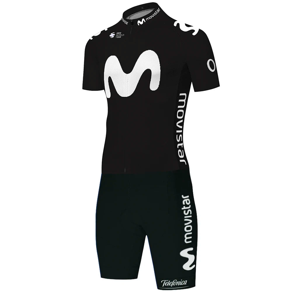 Movistar triathlon suit men Maillot Jumpsuit Road Racing Skinsuit Bike Jersey Sports Wear shorts cycling maillot cyclisme homme