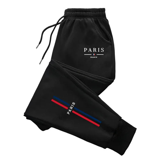 Sports Casual Trousers Fashion Print 2026 Spring Simple Men's Sweatpants Hot Sales Versatile Gym Comfort Soft Drawstring Jogging