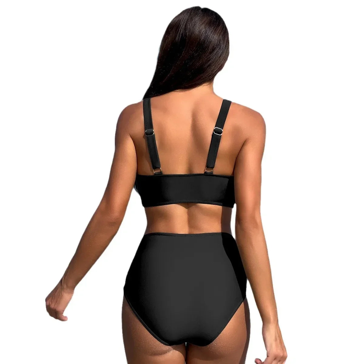 Sexy Women Bikini Two Piece Bikini Bathing Suit Swimwear Summer Beach Wear Ladies Swimming Suit Hing Waist Biquni Bathing Suit