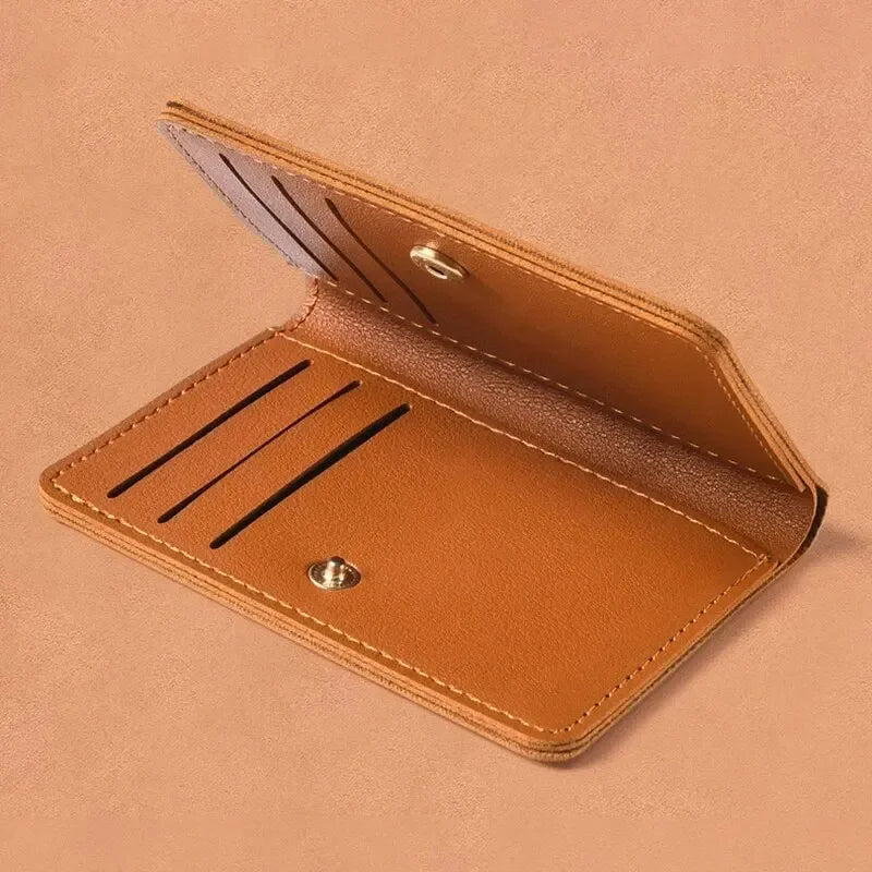Ultra Thin Design Credit Card Holder Women Wallets Fashion Purses Small Wallet for Men Short Clutch Purse Money Bag Mens Wallet