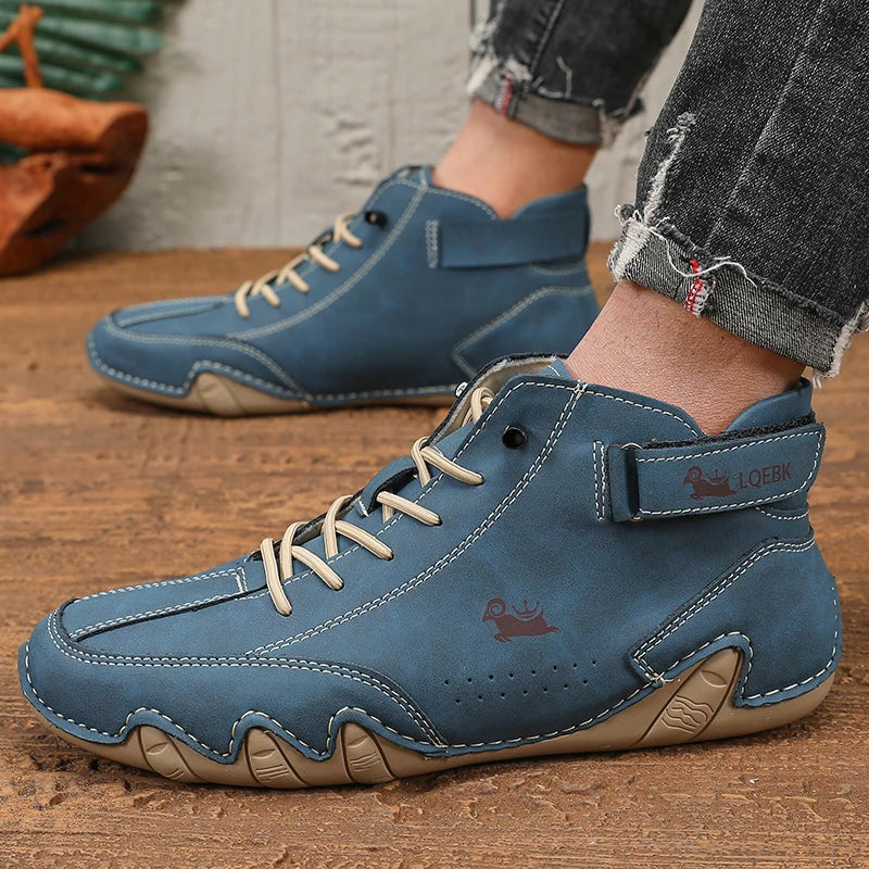 Leisure Men's Boots High-quality Stitching Soft Sole Comfortable Breathable Non Slip Durable Upper Cycling Couple Platform Boots