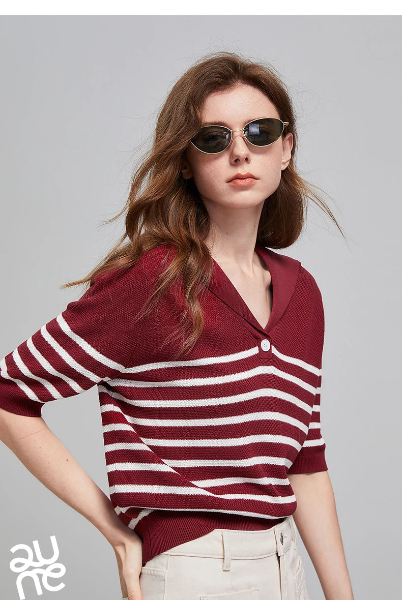 TOYOUTH  Women Knitwear 2025 Summer New Tops 8523015