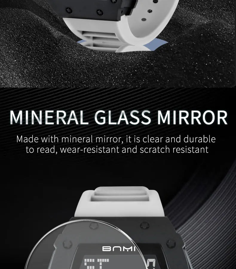 2025 Man Digital Watch Outdoor Sports Multifunctional Waterproof Shock Luminous LED Military Electronics Watch High-end Luxury