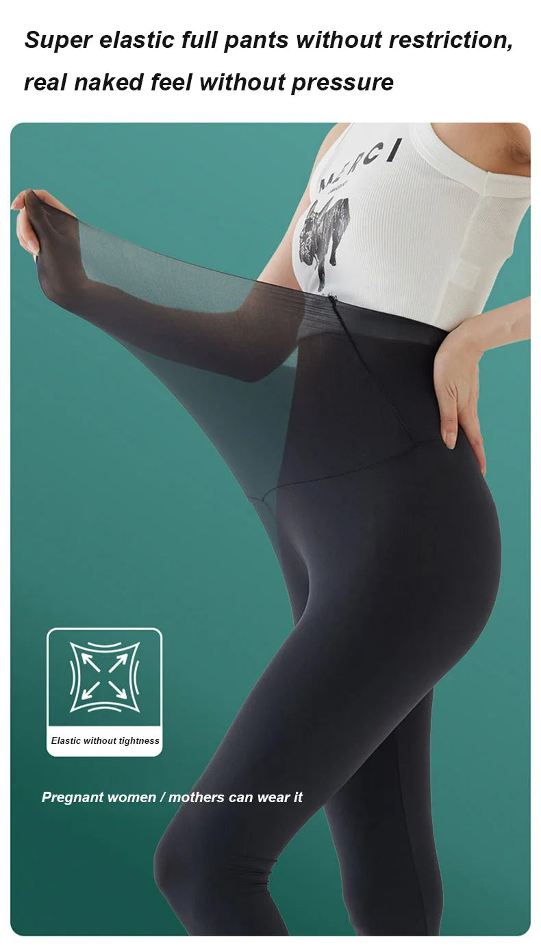 Plus Size Biker Shorts for Women Summer Thin Ice Silk Invisible Yoga Shorts Tummy Control Slimming Shorts Capri Pants 5/9 Length