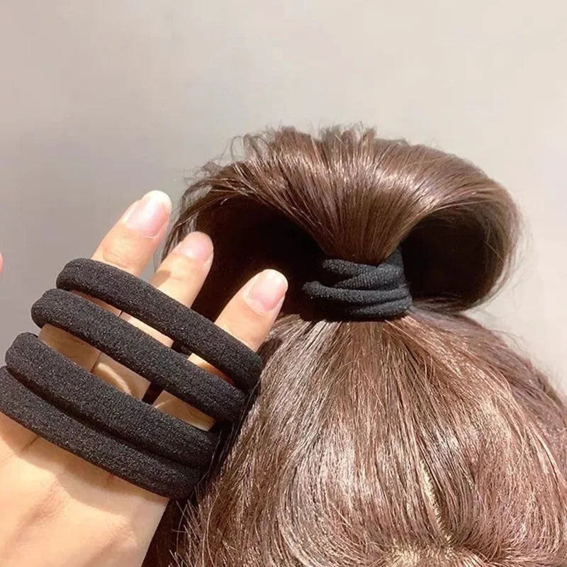 20/50/100pcs Black Hair Bands for Women Girls Hairband High Elastic Rubber Band Hair Ties Ponytail Holder Scrunchies Accessorie BAZAARHUBO