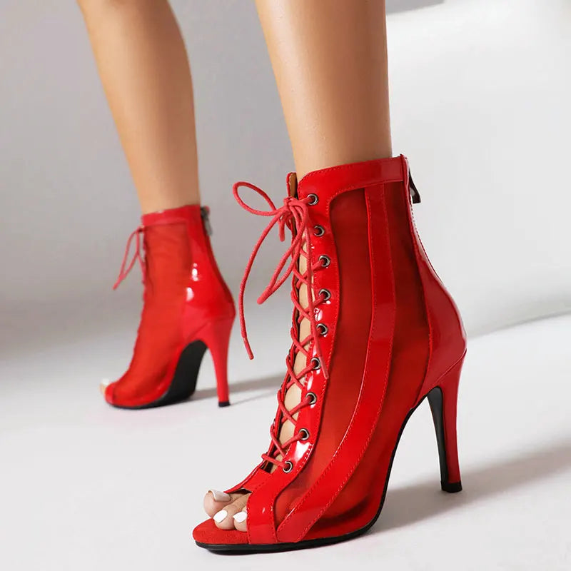 2024 New Sexy Women Black Thin High Heels Party Stilettos Jazz Dance Ladies Shoes Latin Dancing Street Sexy Stiletto