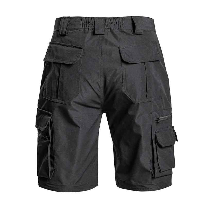 Summer Men's Tactical Cargo Shorts Quick Dry Waterproof Outdoor Shorts for Hiking Camping Trekking Fishing with Multi Pockets