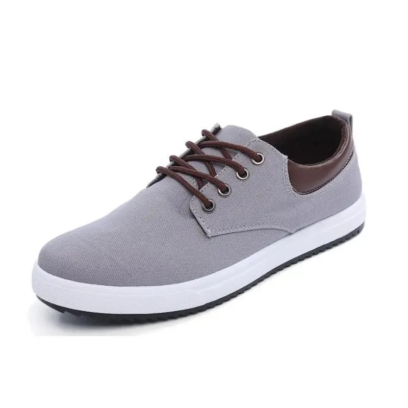 New arrival of spring summer comfortable casual shoes canvas shoes men men's lace up the fashion brand Flats shoe