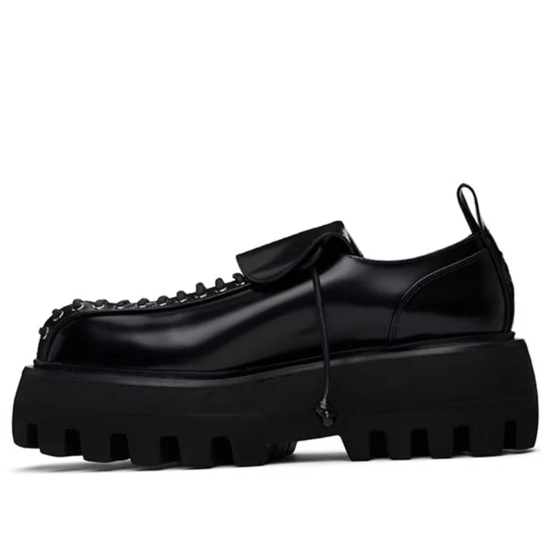 Genuine Leather England Wide Version Derby Shoes for Men's Dress Shoes Commuting Comfortable Breathable Casual Tooling Shoe Male