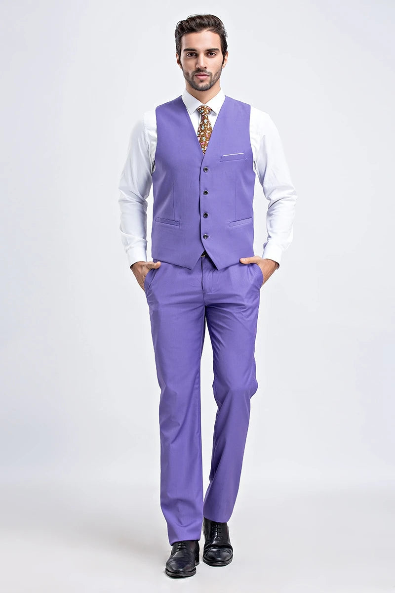 M-6XL Luxurious Fashion High-end Solid Color Men's Official Business Casual Suit Vest Groom Wedding Dress Party Male Waist Coat