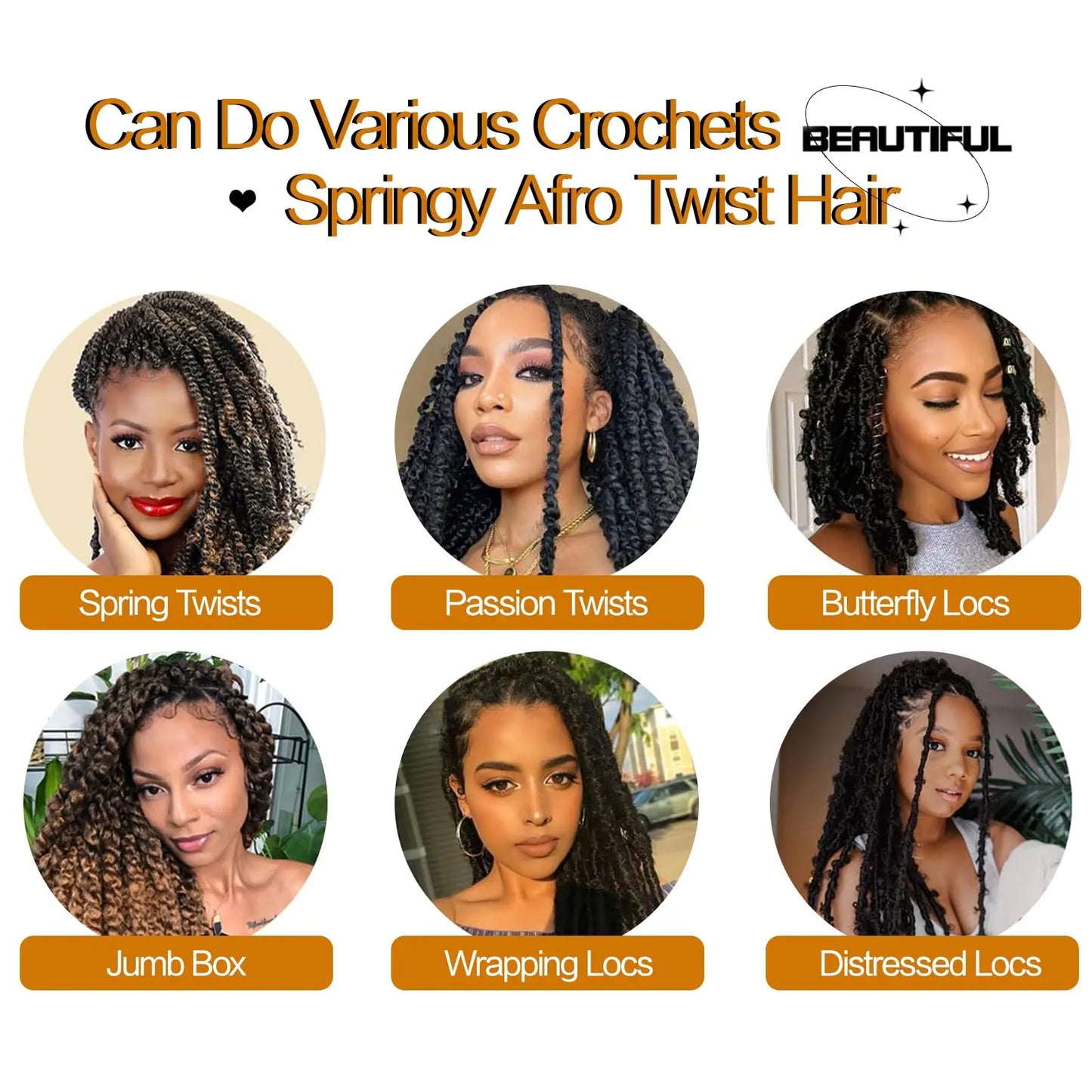 Pre-Separated Springy Afro Twist Hair Suitable for Damaged Soft Locs Synthetic Marley Twist Braiding Hair for Black Wome