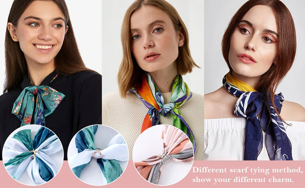 3pcs X-Shaped Scarf Clips Buckles for Women, Scarf Holder Pins for Shawls Silk Clothes (Golden/Silvery)
