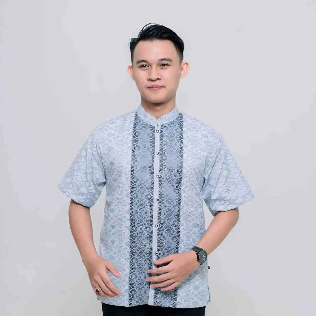2025 Vintage African Style Men's Retro Ethnic Tribal Short Sleeve Shirt Tops Fashion Casual Vacation Streetwear Men's Shirt