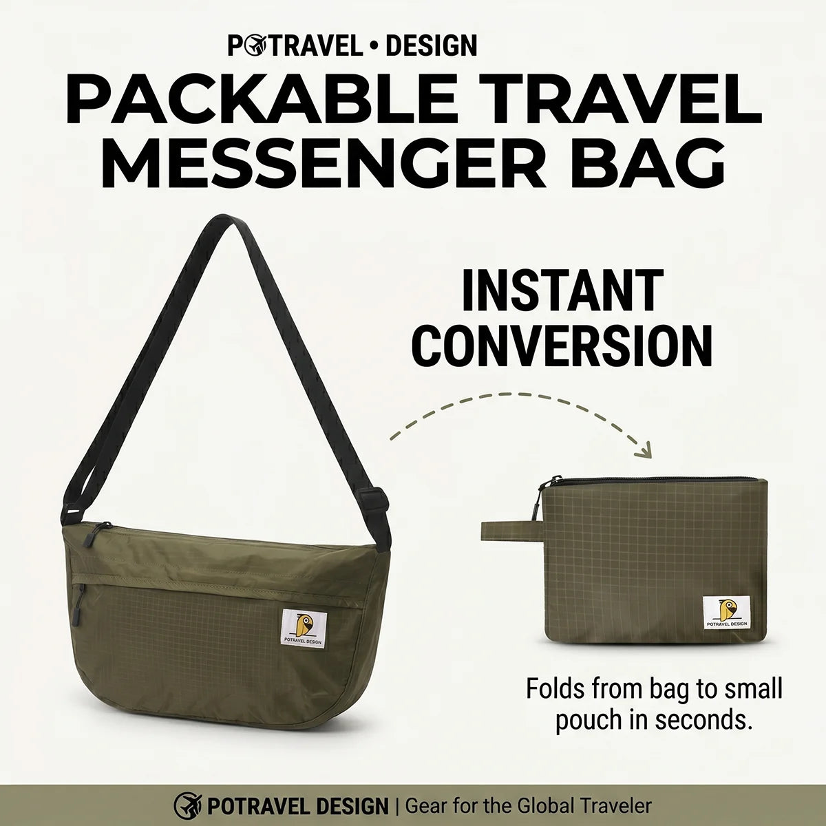 Casual Crossbody Bags For Men Women Shoulder Messenger Bag Large Capacity Small Fashion Travel Handbag Boys Girls Sling Bag