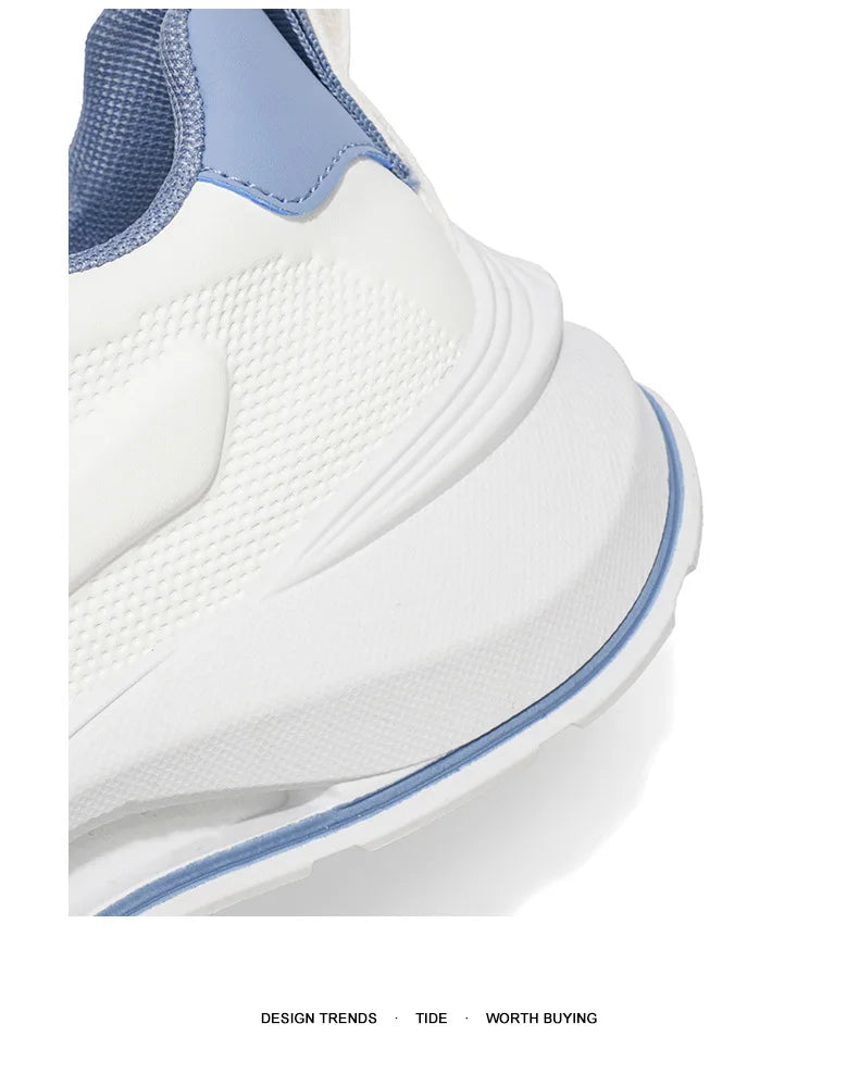 Summer 2026 Men's Thick Sole Sneakers Breathable Casual Running Shoes Streetwear Lightweight Trendy Footwear