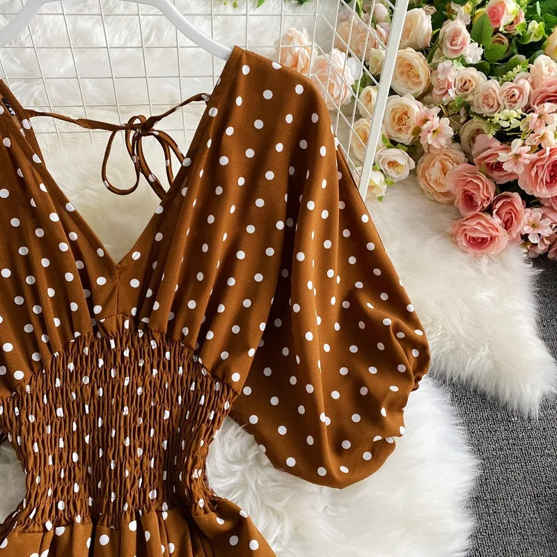 V Neck Sexy Dolman Sleeves Waist Slim Floral Print Jumpsuit Women Wide Leg Trousers Jumpsuit