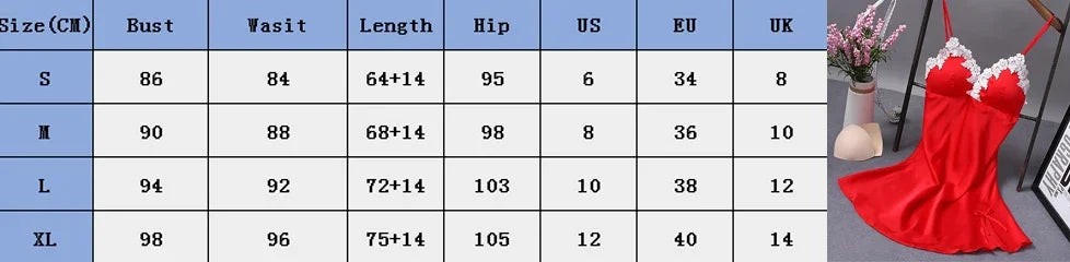 Sexy Women  Silk Robe Dress Nightdress Lace Bow Straps Lady Nightgown Sleepwear Costumes Soft Material Sleepshirts