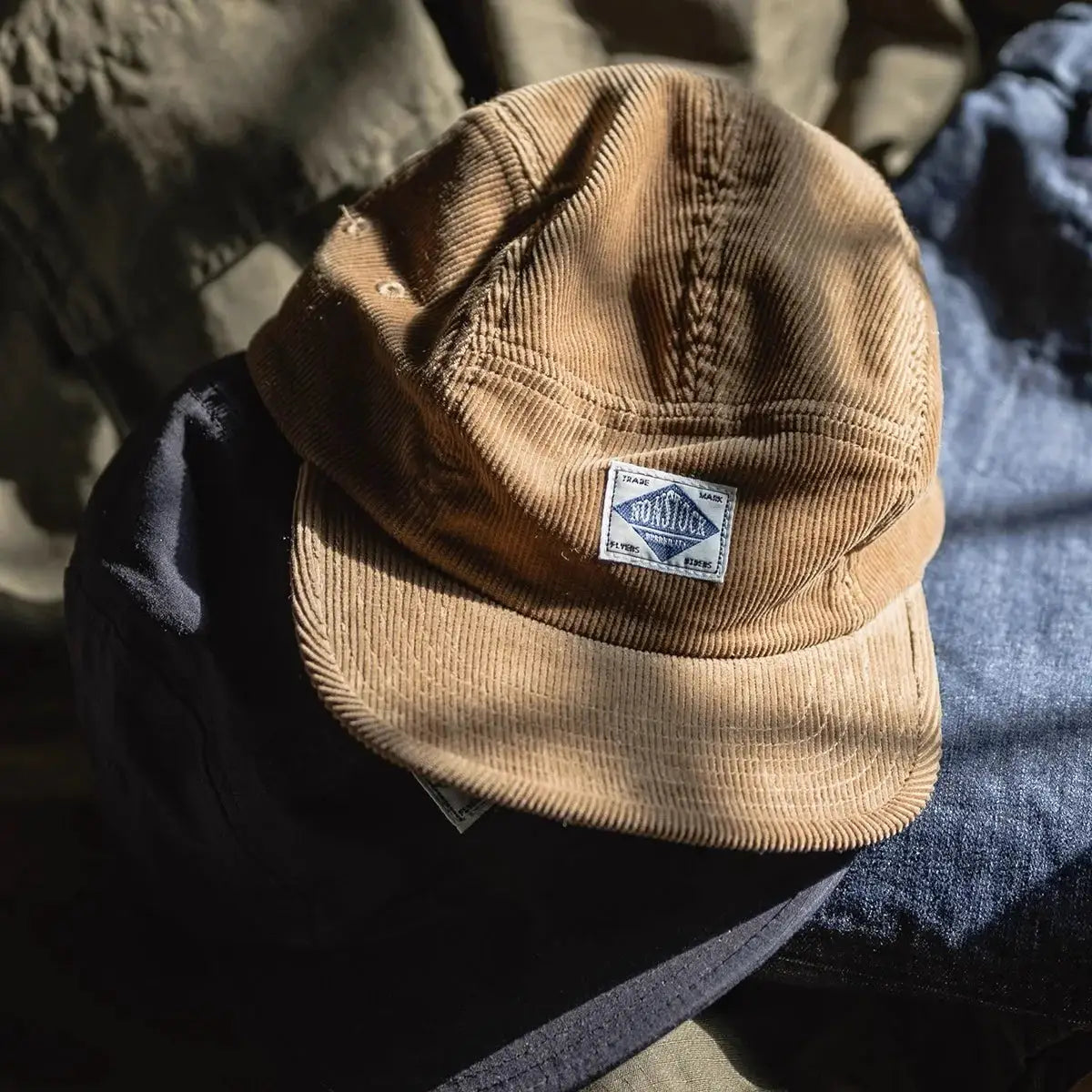 Non Stock 5 Panel Corduroy Hat with Snap Closure Baseball Cap Hip Hop Biker Board Cap BAZAARHUBO