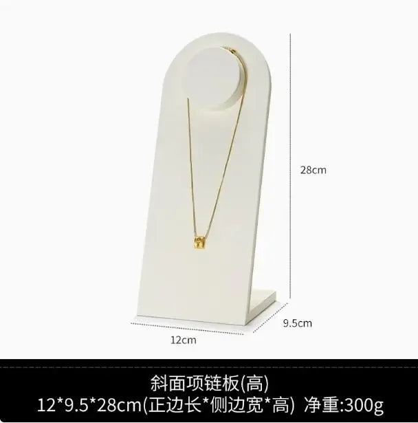 High end showcase jewelry display props, rings, necklaces, earrings display racks, counters, jewelry display sets, and tables