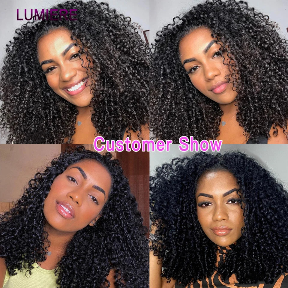 Wholesale 30 34”Deep Afro Kinky Curly human hair bundles Bulk Peruvian Bundles Hair Weaving 100% Raw Virgin Human Hair Extension