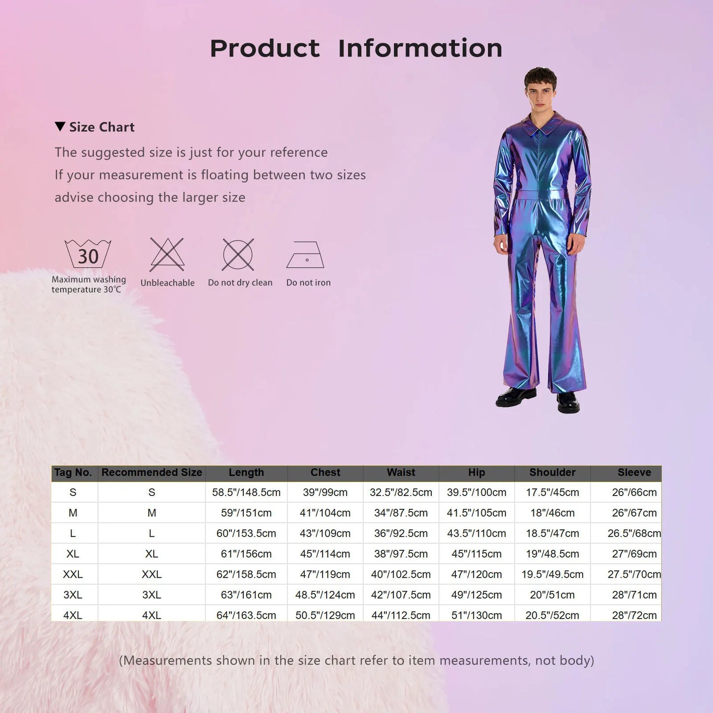 Mens 70s Disco Hippies Jazz Dance Performance Costume Metallic Shiny Unitards Jumpsuit Wide Leg Pants Rompers Vintage Clubwear