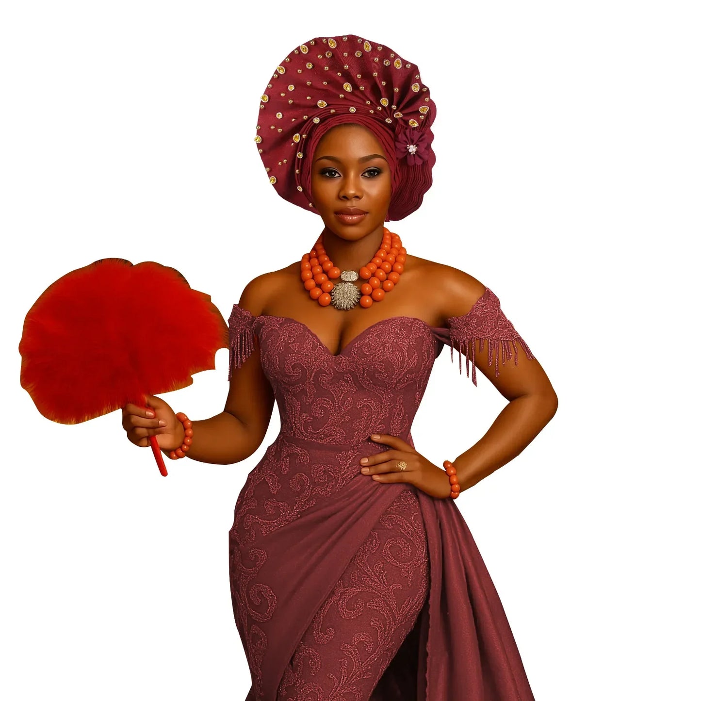 Luxury African Headscarf Wedding Party Auto Gele Headties Already Made Turban Cap for Women Nigeria Bonnet Hijab Head Wrap Hat