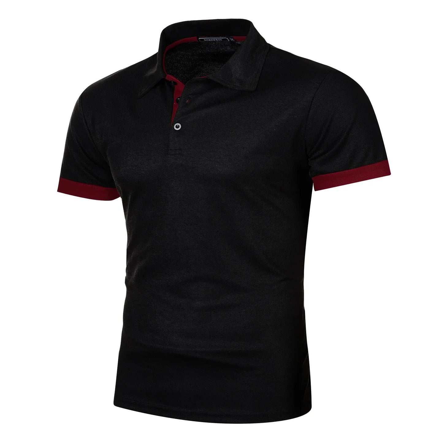 Summer Short Sleeve Polo Shirt Mens Large Stritching T Shirts Lapel Business Breathable Tee Shirt Lightweight Sweatwear