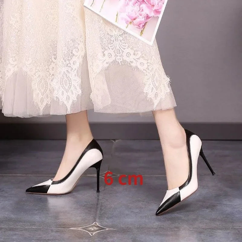 2026 Spring Autumn New Fashion Women's High Heels Stiletto 6cm and 8cm Sexy Pointed Toe Women's Fashion Party Women's Shoe PumpS