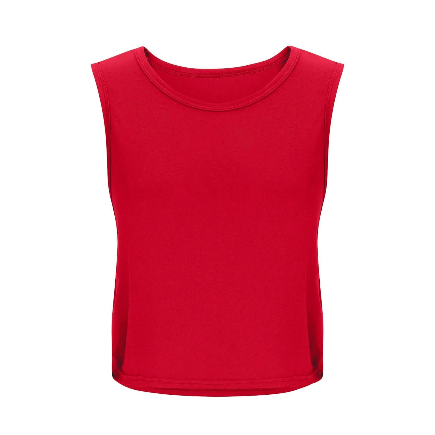 Women Sleeveless Yoga Top Breathable Gym Vest Tank Crop Top Running Tee