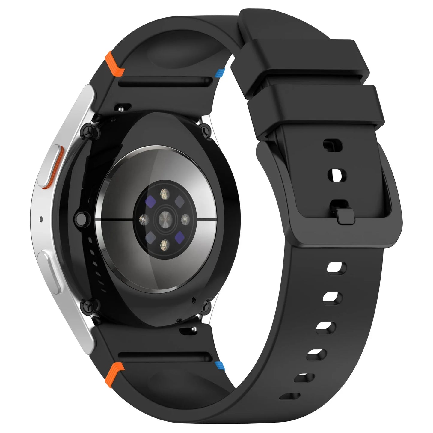 Silicone Strap for Samsung Galaxy Watch 7 6 5 4 44mm 40mm Original No Gaps Sports Band Accessories for 6/4 Classic 47mm 46mm43mm