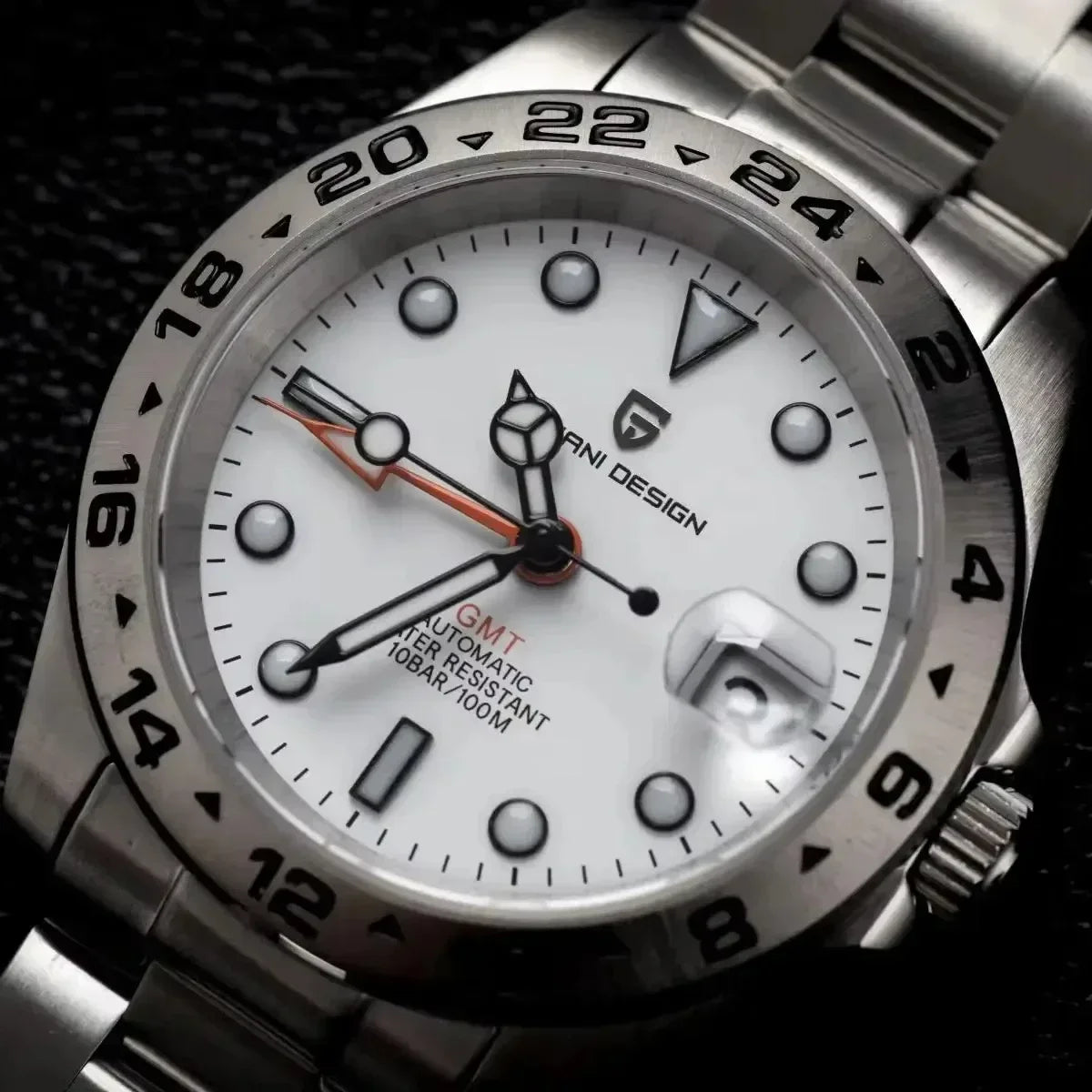 2025 PAGANI DESIGN DG5833 GMT Automatic Mechanical Watches Men Sports Diving Swim Stainless Steel 100mm Waterproof Reloj Hombre