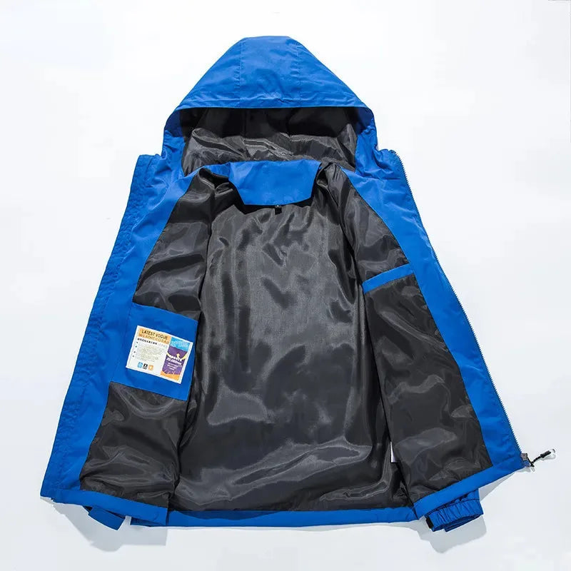 Spring Autumn Softshell Windbreaker Embroidery Pattern Men/Women Zipper Jacket Windproof Outdoor Mountaineering Sports For Coat