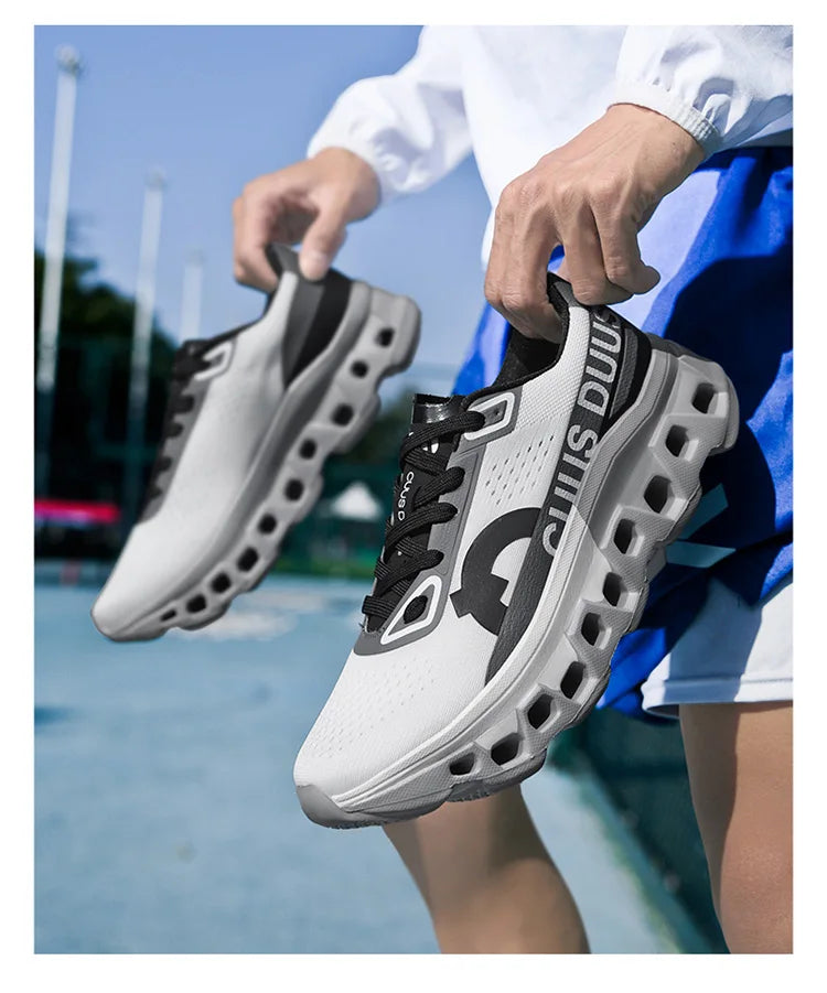 Men's Cushioning Running Sneakers | Lightweight Non-Slip Athletic Shoes