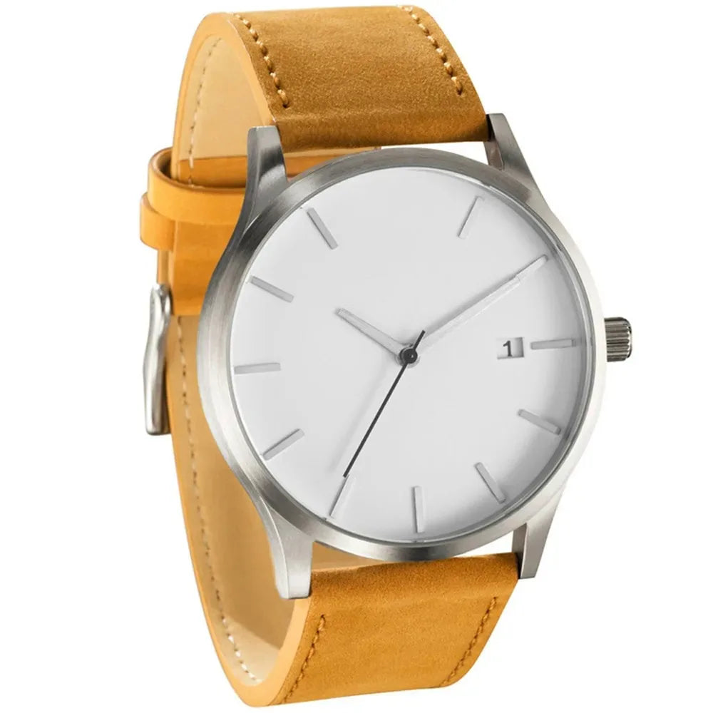 Relogio Masculino Men Watch Fashion Sport Watches New Men's Watch Men Calendar Leather Casual Quartz Clock relojes hombre