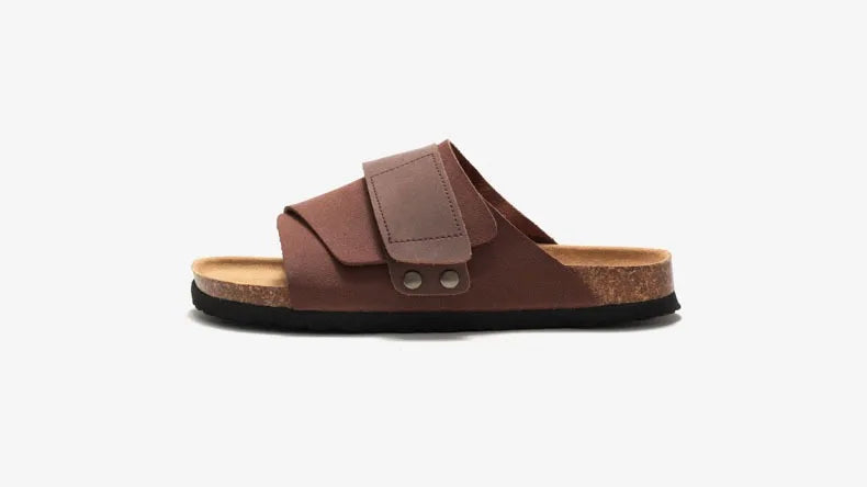 Wmen's Cork slippers casual breathable comfort sandals summer flip flops beach Muller outdoor fashion men‘s shoes