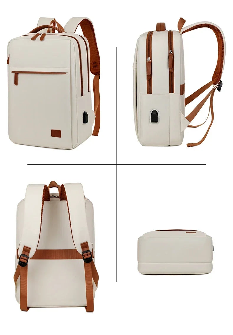New Computer Bag, Backpack, Men's and Women's Large Capacity Travel, Commuting, Business, College Student Backpack