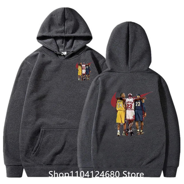 Men New Fashion Hoodie, Casual Daily Drawstring Unisex Printed Hooded Street Wear Hooded Shirt Pullover Couples Casual Sports