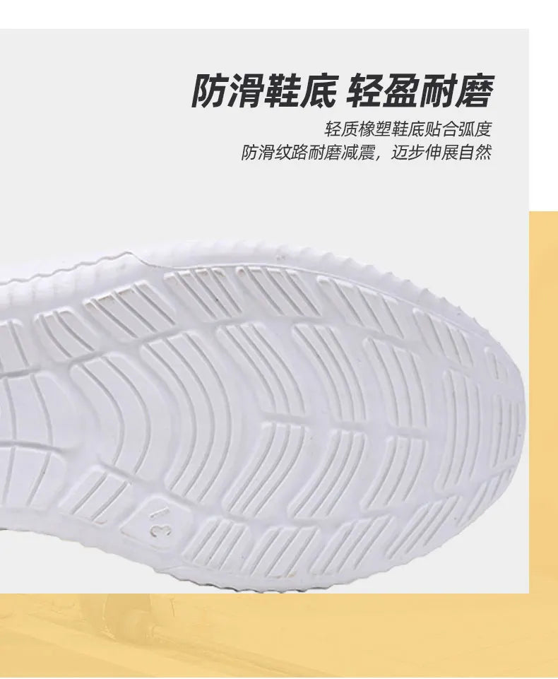women's summer mesh shoes women's breathable mesh surface casual sports comfort mother's shoes anti slip soft sole  white shoe