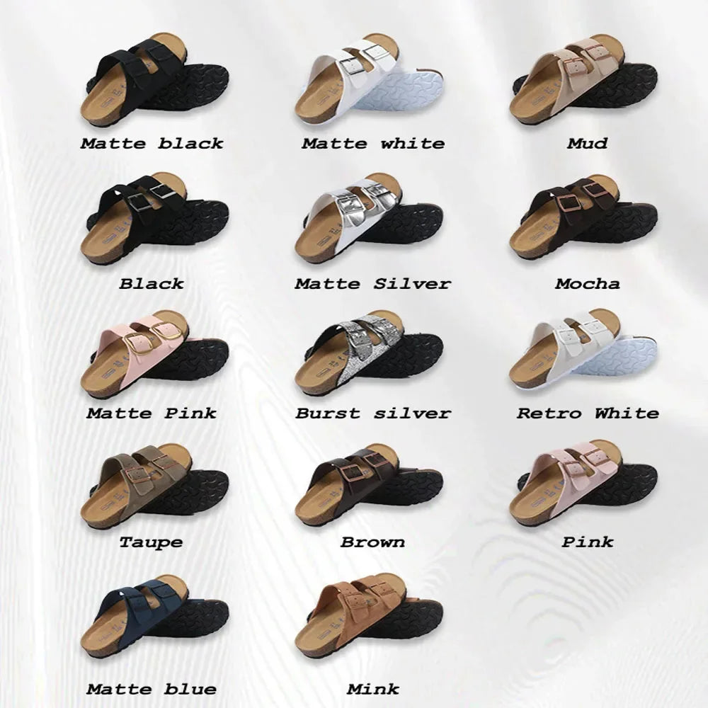 Fashionable modern men's and women's sandals are comfortable and versatile for summer, beach, and outdoor use