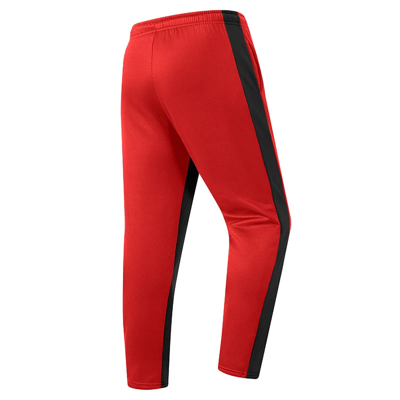 Mens Athletic Workout Running Jogging Sweatpants Fall Winter Warm Cozy Joggers Pants Colorblock Patchwork Trousers Activewear