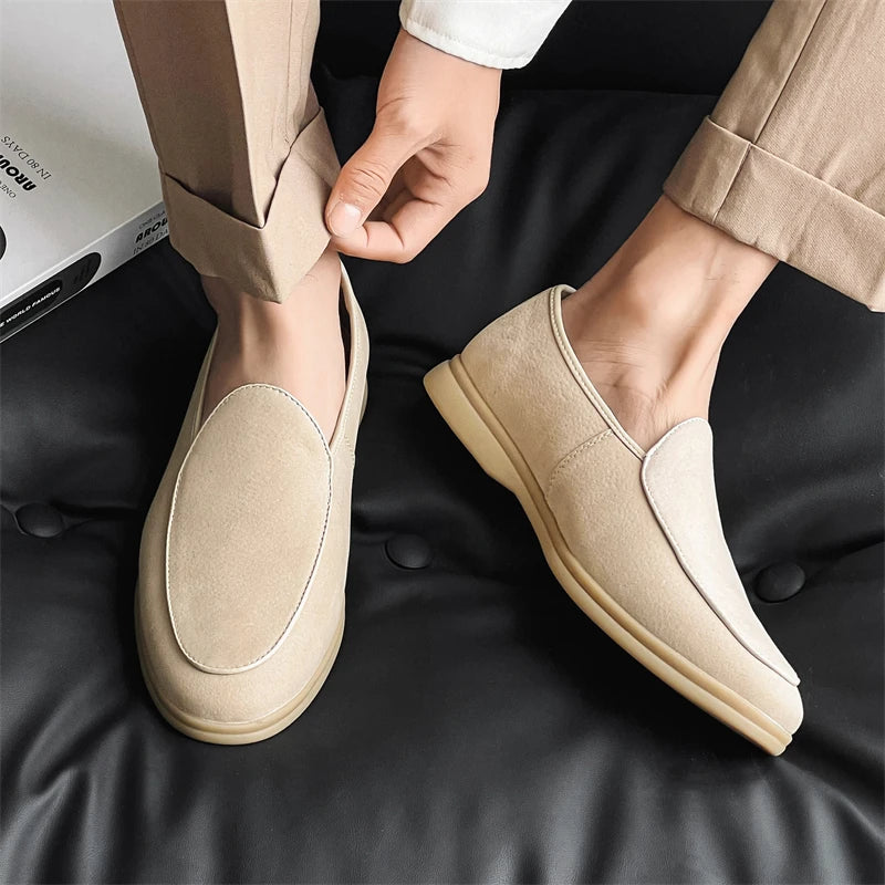 Fashion Men's Casual Shoes Men Horsebit Loafers Moccasins Mens Party Wedding Shoe Light Comfortable Driving Flats