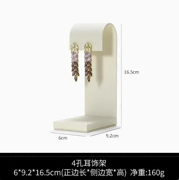 High end showcase jewelry display props, rings, necklaces, earrings display racks, counters, jewelry display sets, and tables
