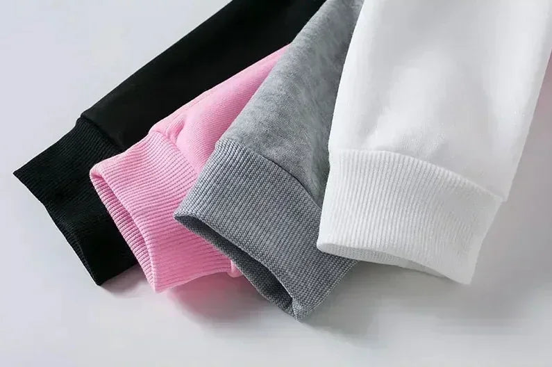 Oversized Cotton Hoodie Women Fleece Sweatshirt Casual Autumn Winter Pullover