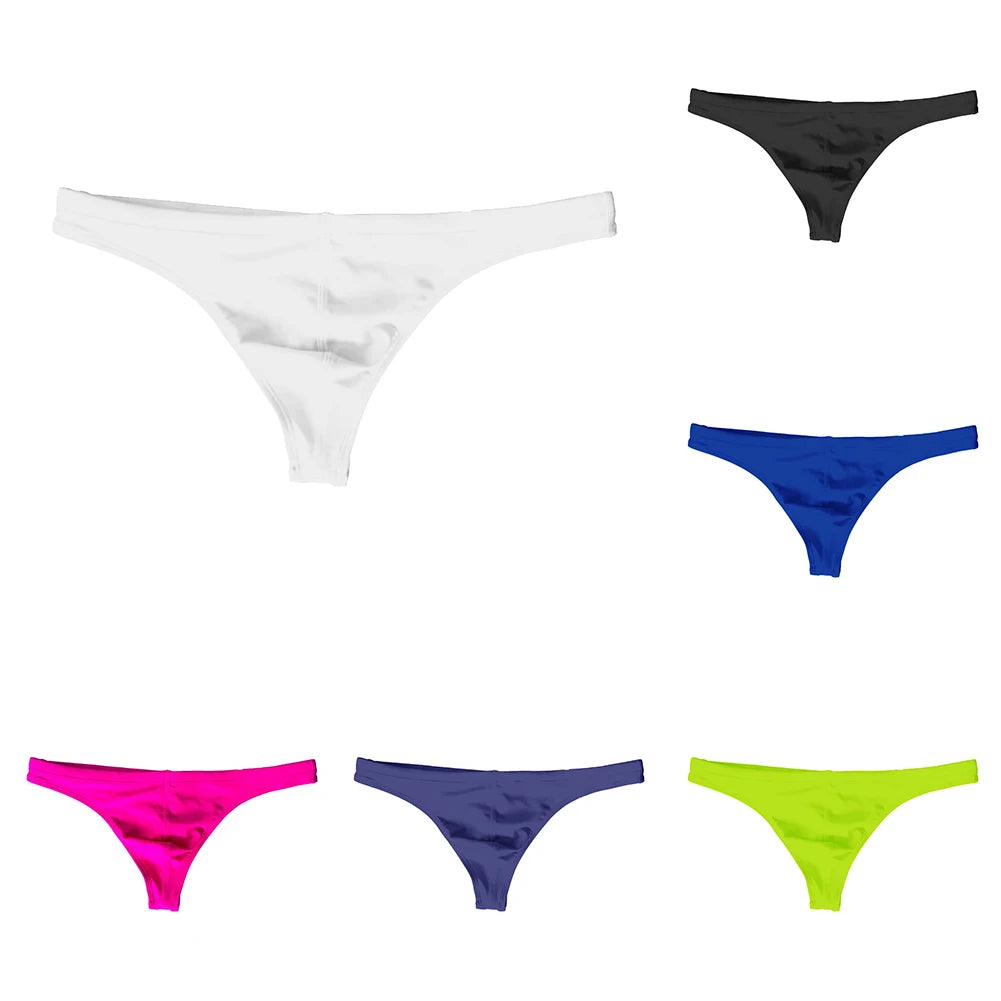 Stylish Men's Low Waist Swim Thong Beach Swimsuit Bikini Bathing Suit Swimwear Flaunt Your Fashionable Side at the Beach!