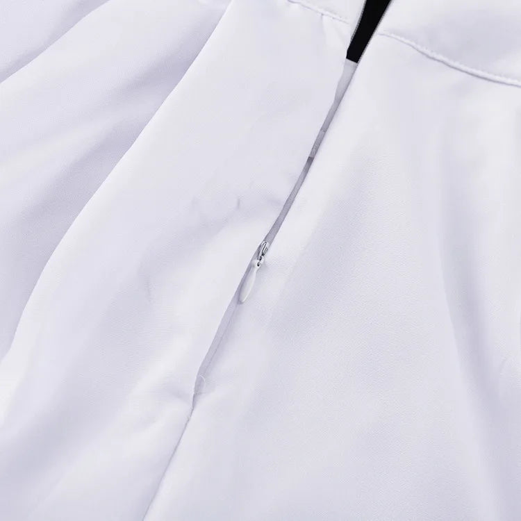 Women's Simple and Versatile Loose Leggings New Hot-selling Design Pleated High-waisted White Casual Pants