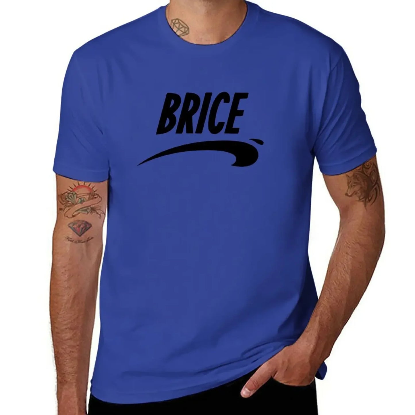 Brice from Nice T-Shirt graphics t shirt Short sleeve tee summer clothes black t shirts for men