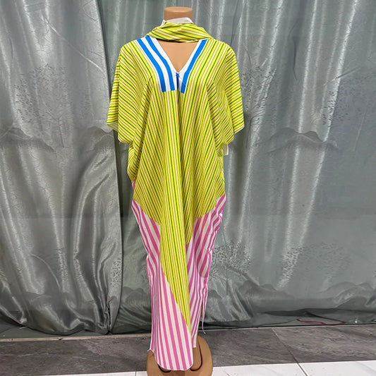 African Dresses for Women Traditional Africa Clothing Dashiki Ankara Gown Abayas Robe Muslim Kaftan Maxi Long Dress Outfits